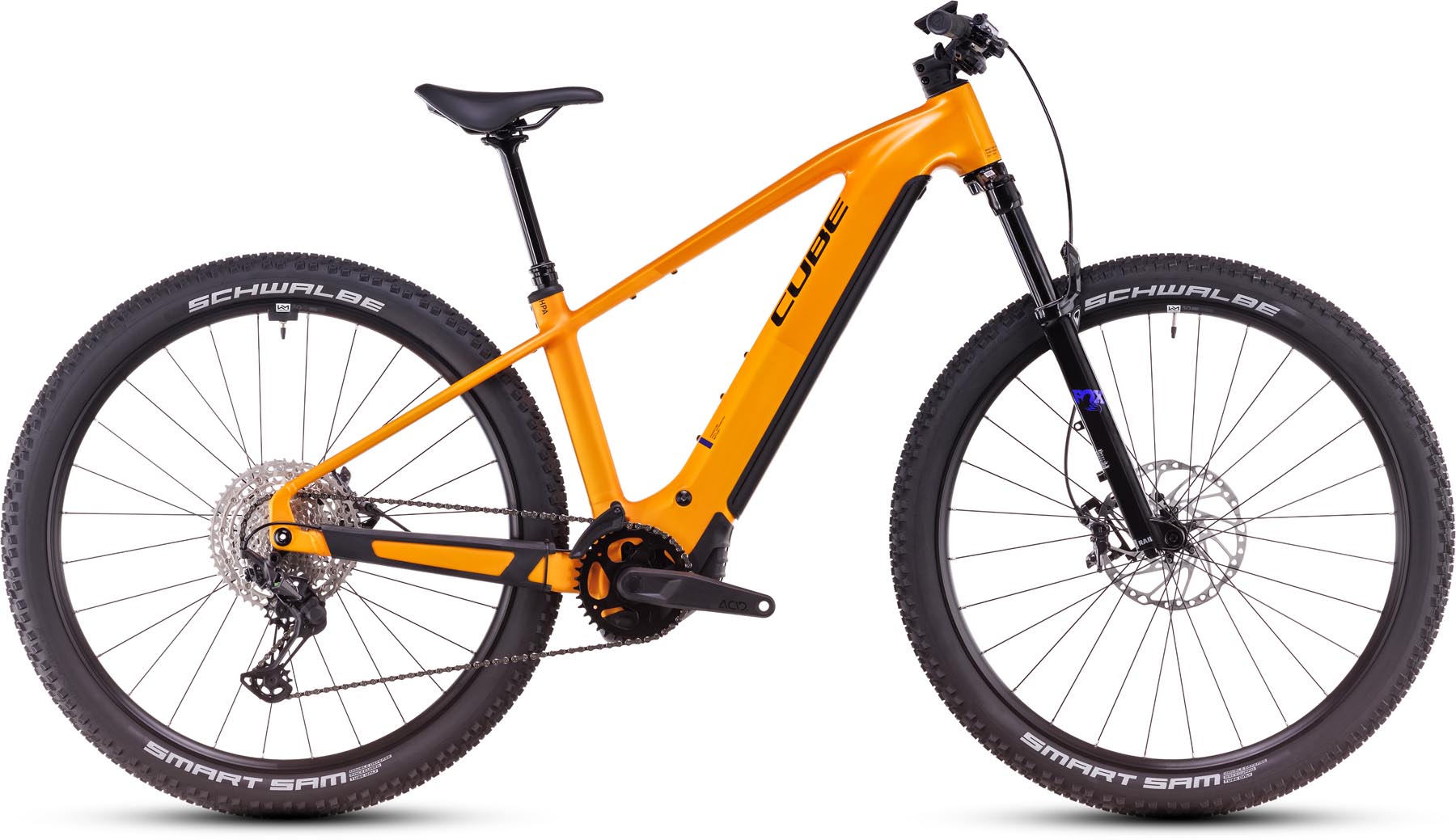 Cube Reaction Hybrid SLX 800 spectraorange n violet 2025 - MTB-Eléctrica Rígida