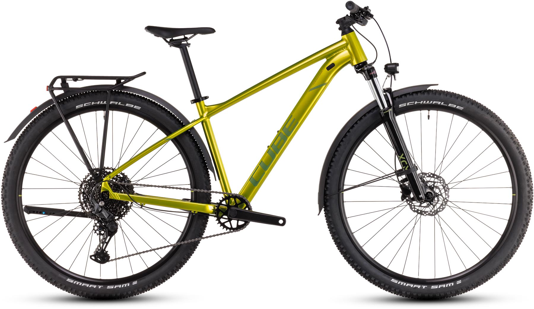 Cube Aim SLX Allroad flashlime n juniper 2025 - MTB Rígida