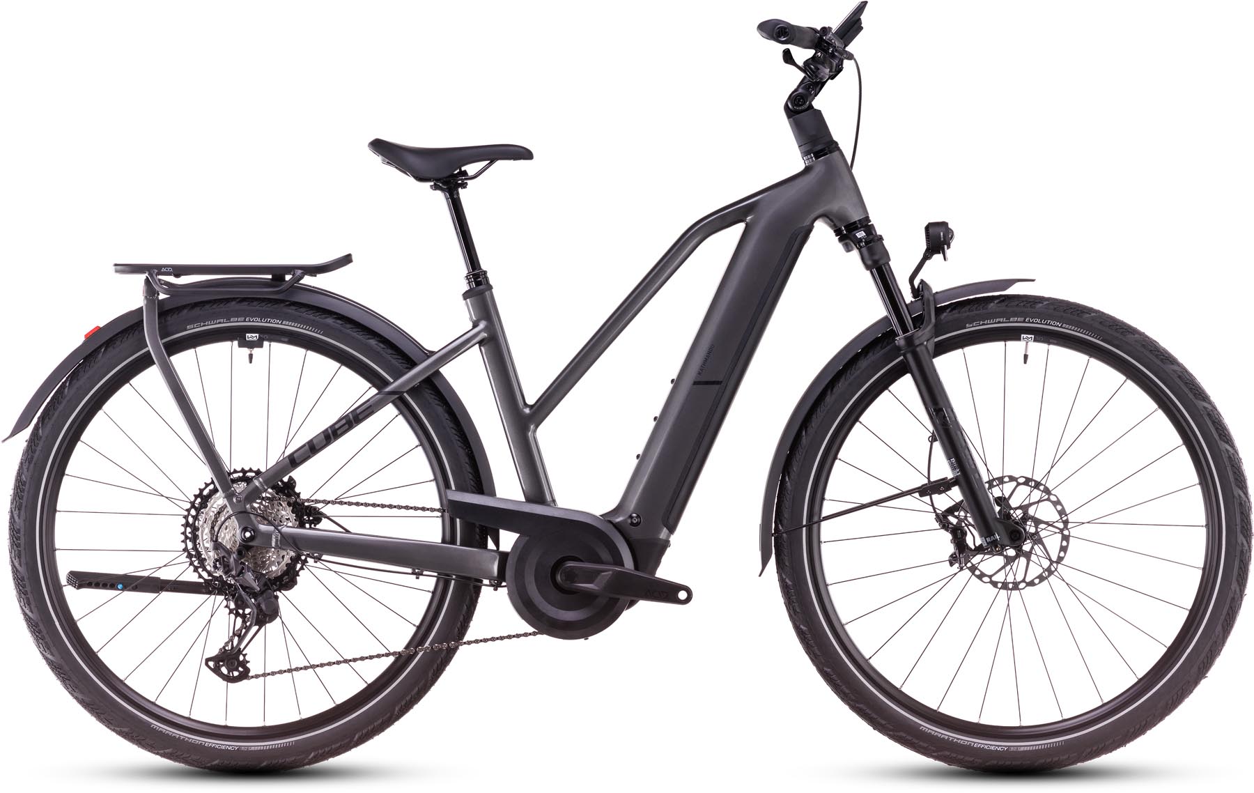 Cube Kathmandu Hybrid SLX 800 graphite n black 2025 - Bicicleta-Eléctrica Trekking Damas