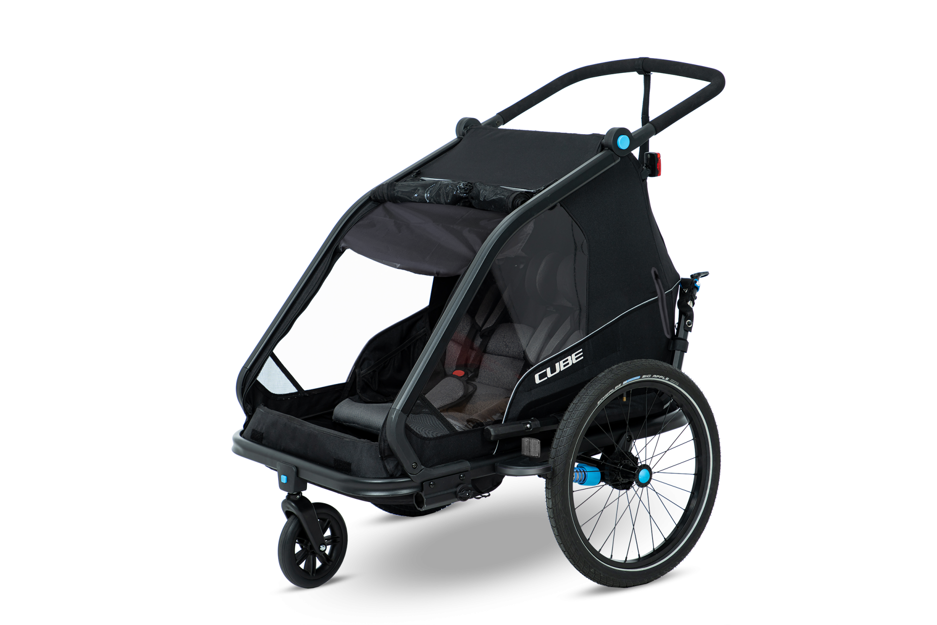 Cube Remolque de bicicleta para niños Double Cmpt