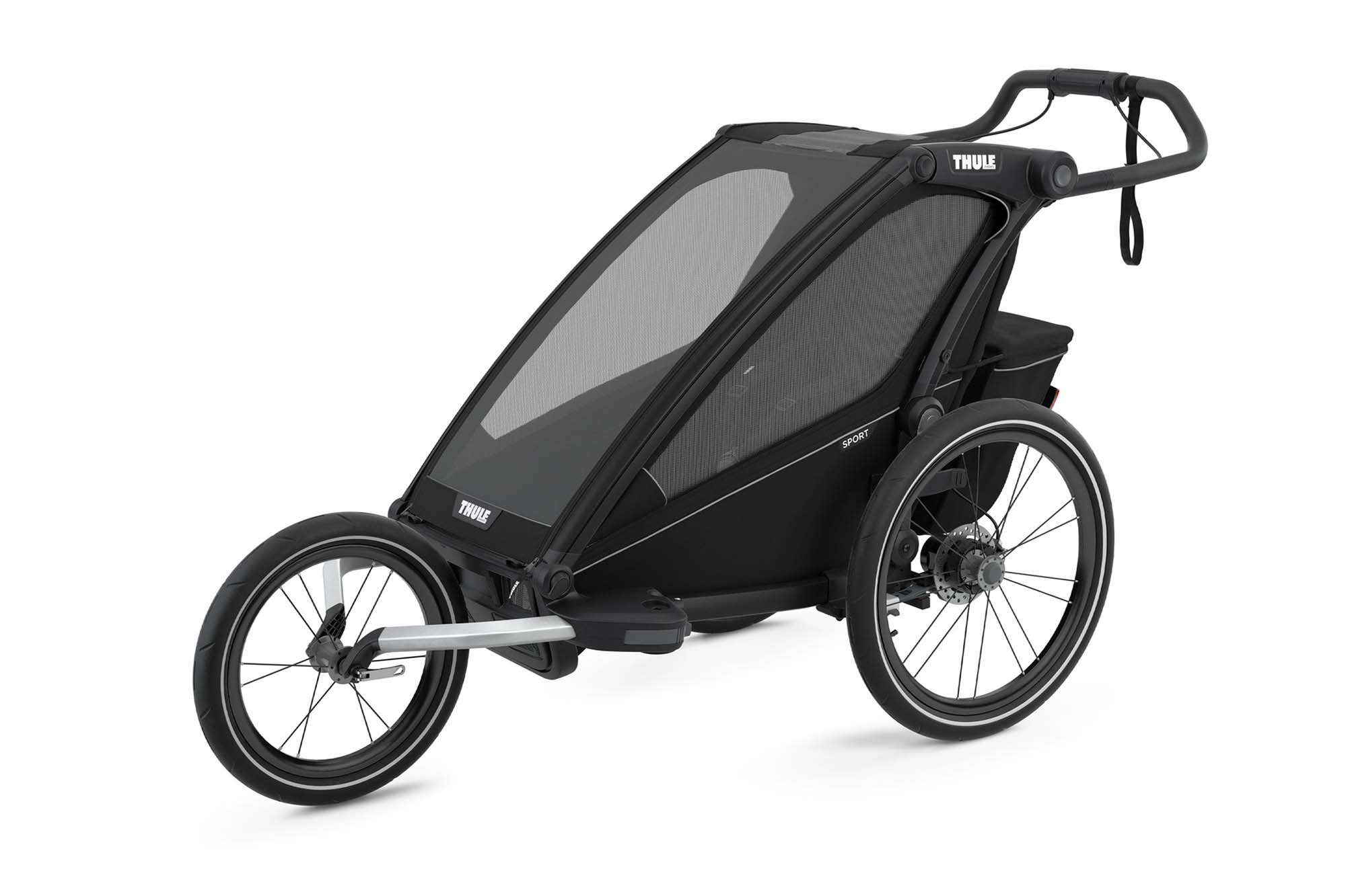 Thule Remolque para niños Chariot Sport 1, negro medianoche