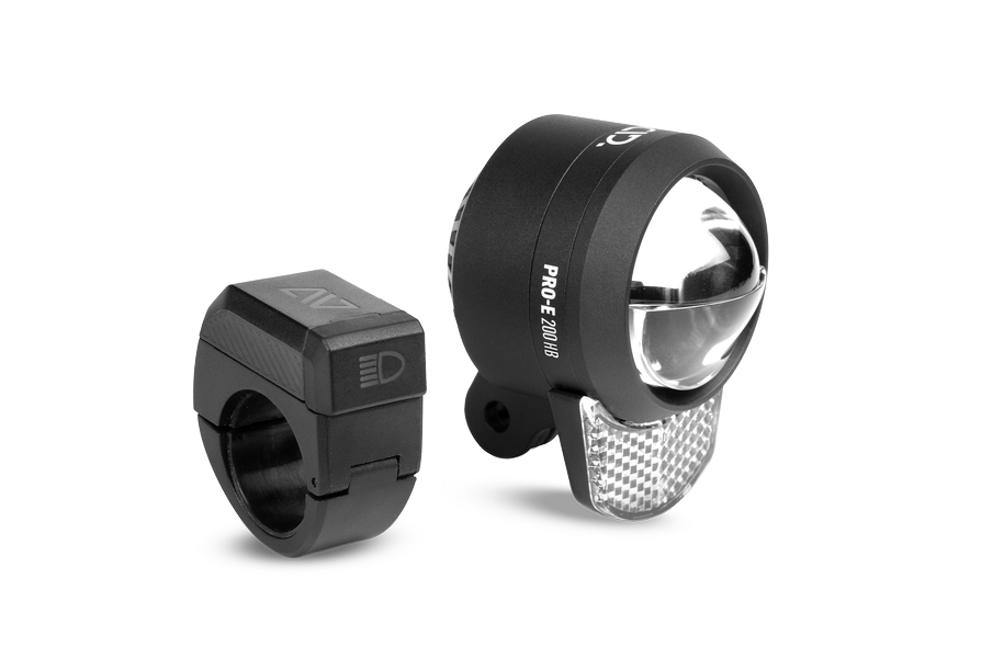 ACID Luz delantera PRO-E 200 HB X-Connect para bicicletas eléctricas