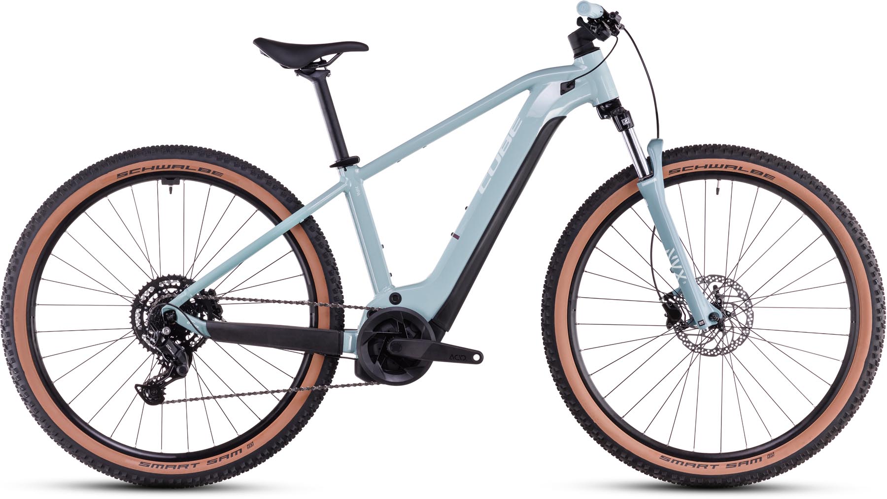 Cube Reaction Hybrid Performance 625 skylightblue n white 2025 - MTB-Eléctrica Rígida