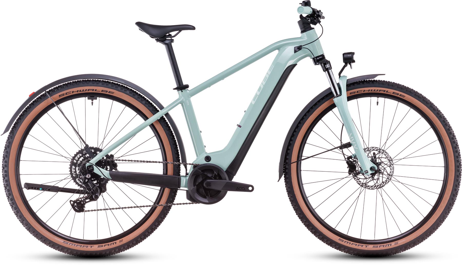 Cube Reaction Hybrid Performance 625 Allroad skylightblue n white 2025 - MTB-Eléctrica Rígida