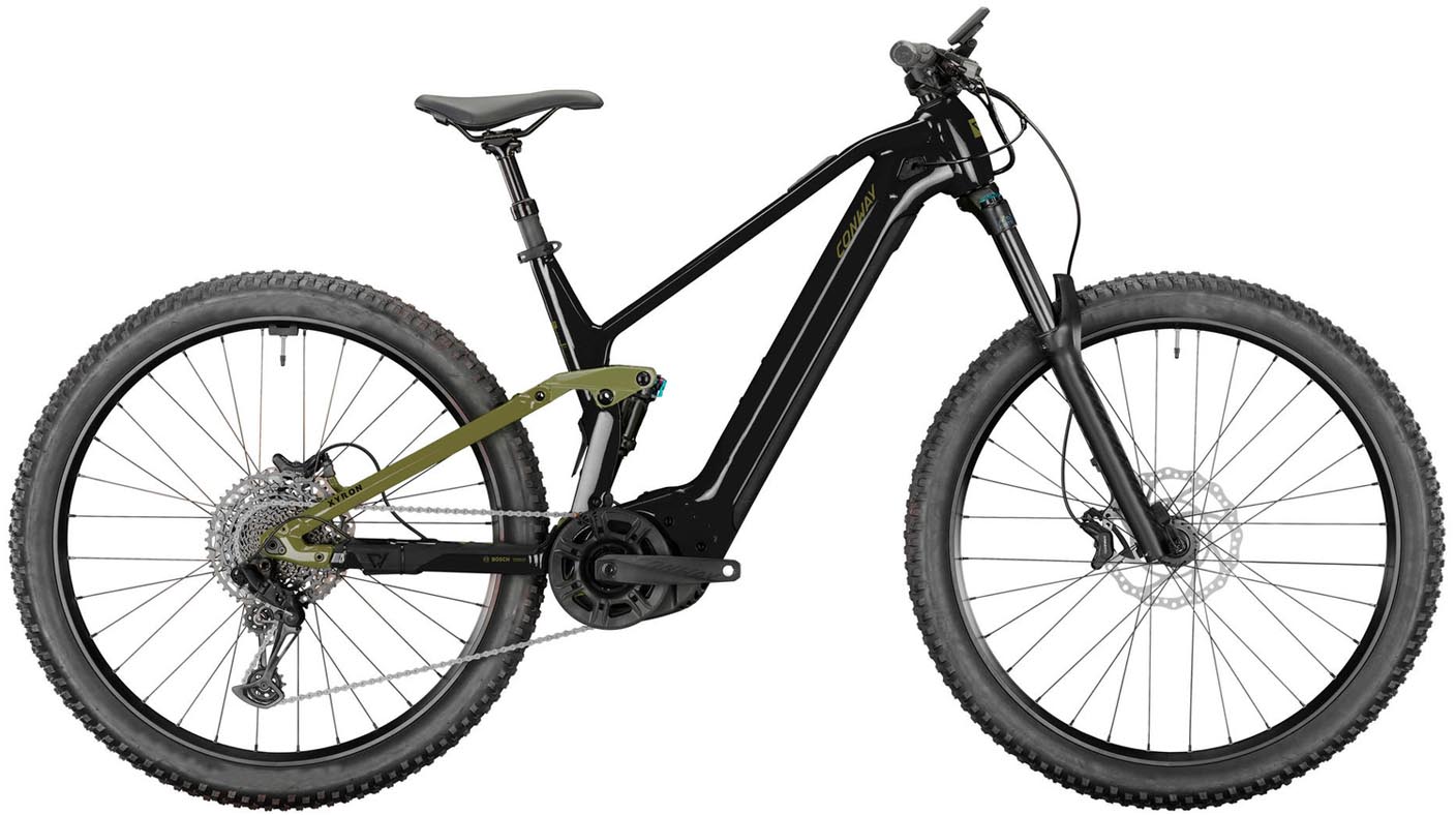 Conway Xyron S 5.0 Carbon 750Wh black / bronze 2025 - MTB-Eléctrica Doble Suspensión