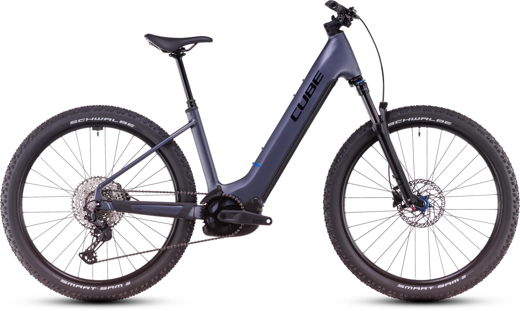 Cube Reaction Hybrid Pro 800 metallicgrey n black 2025 - MTB-Eléctrica Rígida Acceso Fácil