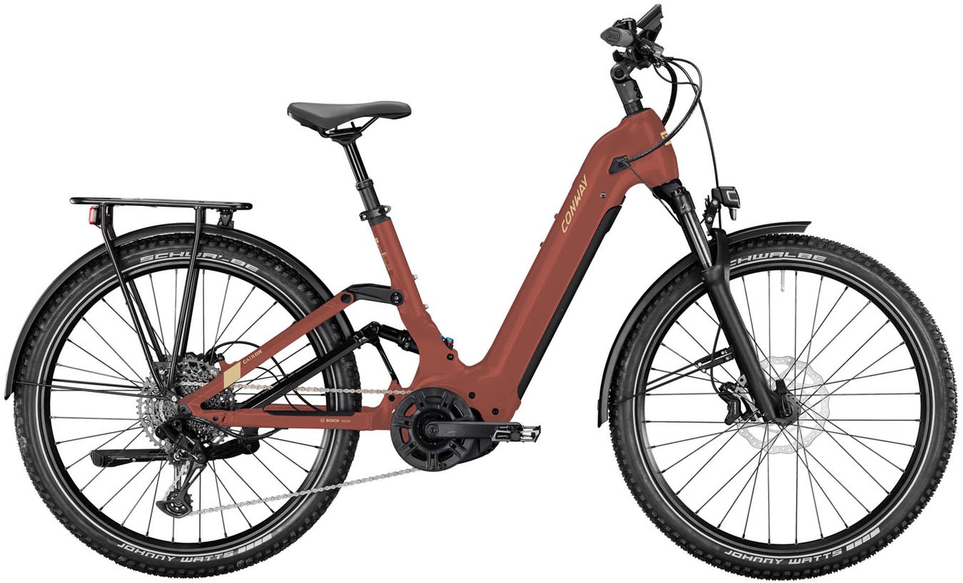 Conway Cairon C FS 2.0 625Wh rustred 2025 - MTB-Eléctrica Rígida Acceso Fácil