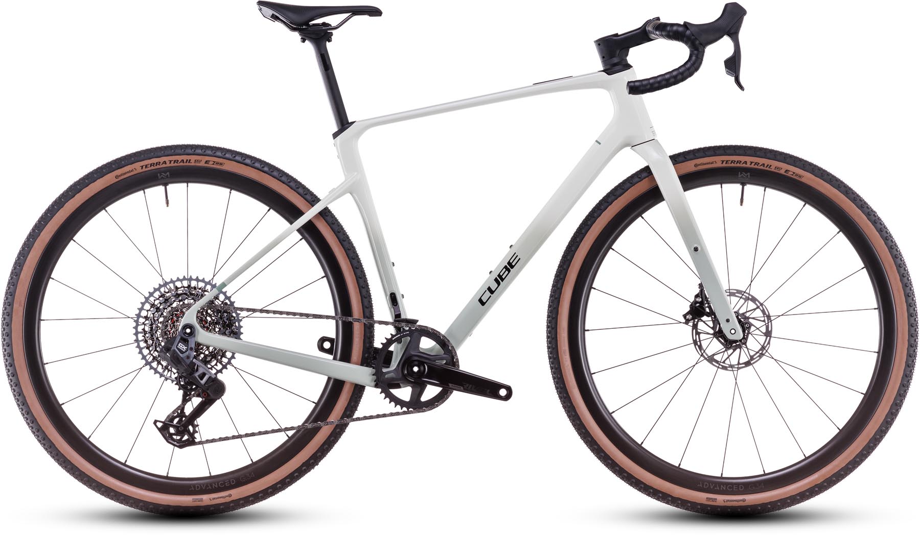 Cube Nuroad C:62 EX desertstone n green 2025 - Bicicleta de grava