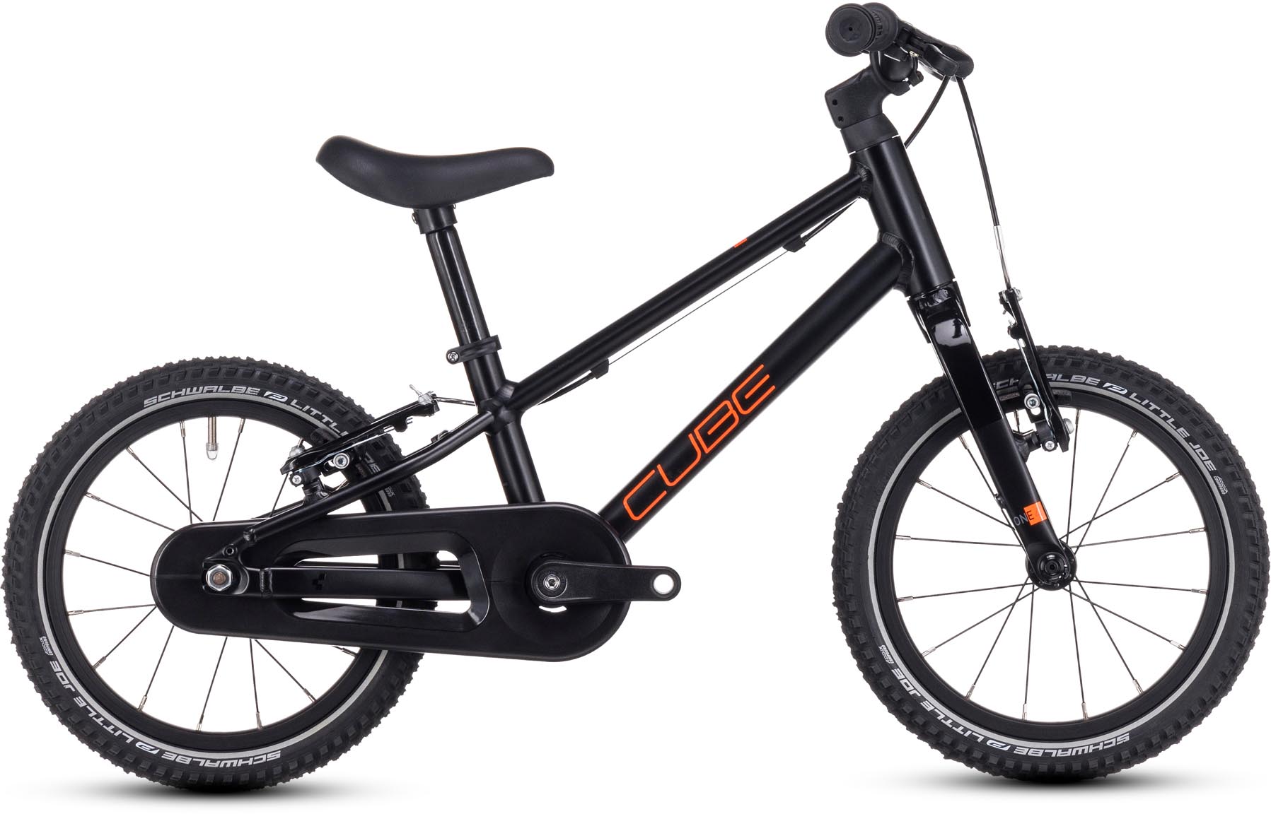 Cube Numove 140 black n orange 2025 - Bicicleta Niños 14 Pulgadas