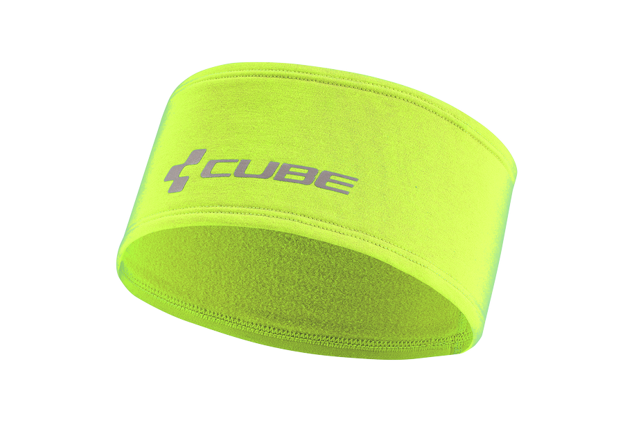 CUBE Cinta funcional para la cabeza RACE Be Warm Safety - amarillo neón