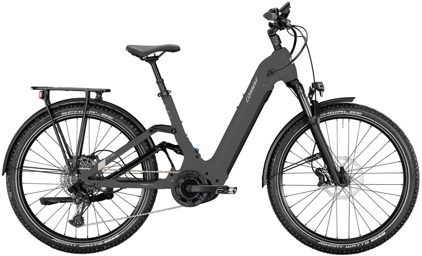 Conway Cairon C FS 2.0 625Wh graphit grey matt 2025 - MTB-Eléctrica Rígida Acceso Fácil