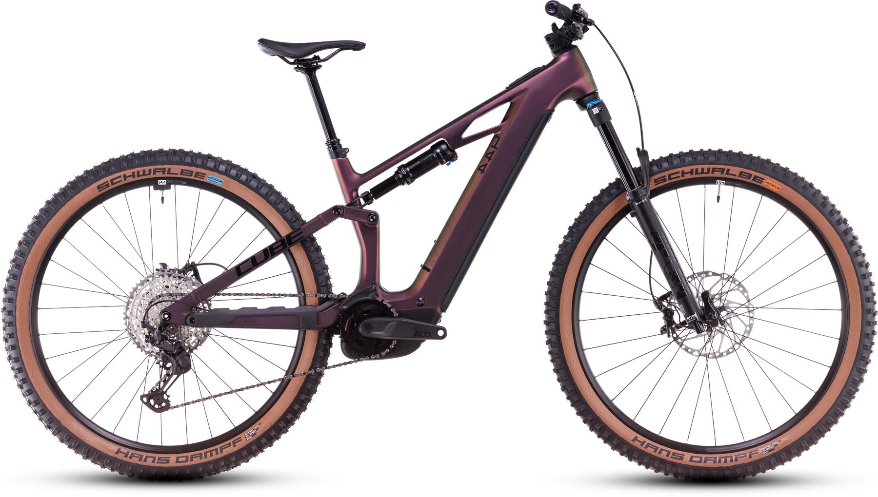 Cube Stereo Hybrid ONE44 HPC SLX 800 molotov n black 2025 - MTB-Eléctrica Doble Suspensión