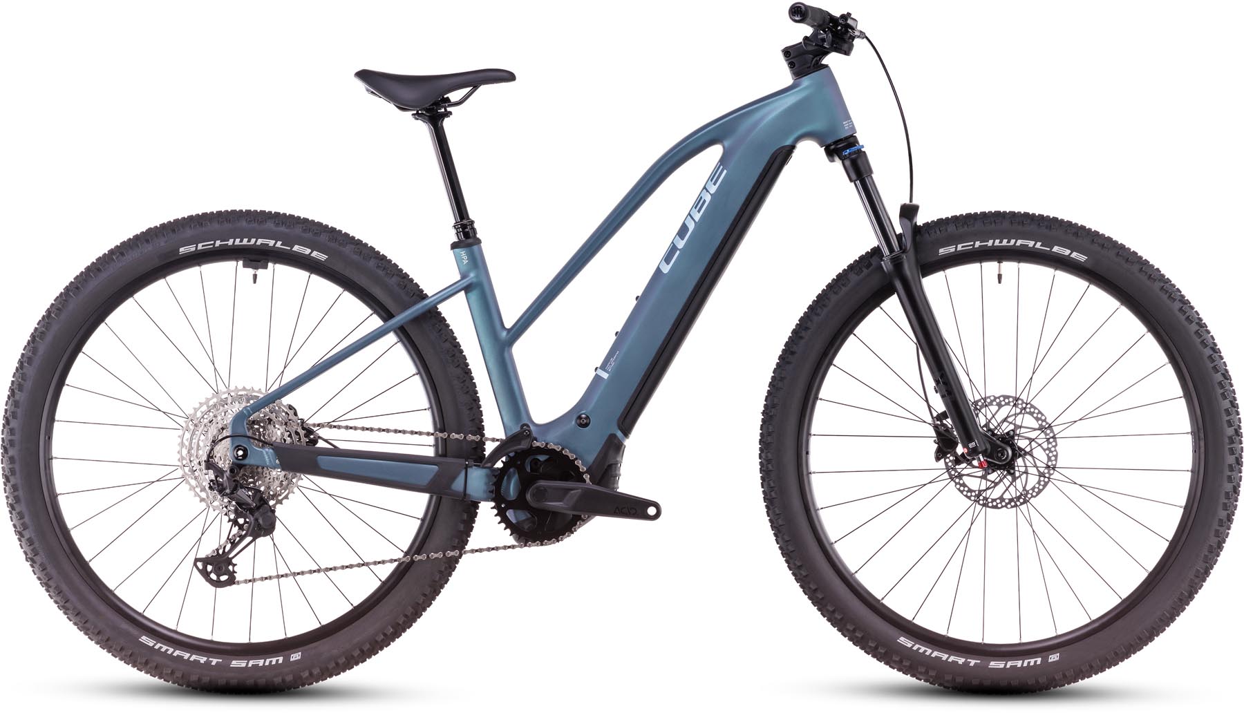 Cube Reaction Hybrid Pro 800 smaragdgrey n prism 2025 - MTB-Eléctrica Rígida Damas