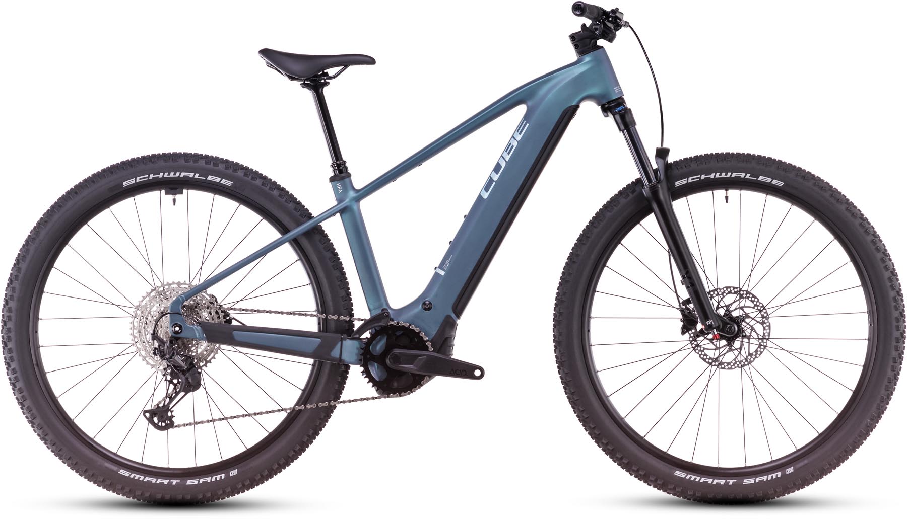 Cube Reaction Hybrid Pro 800 smaragdgrey n prism 2025 - MTB-Eléctrica Rígida