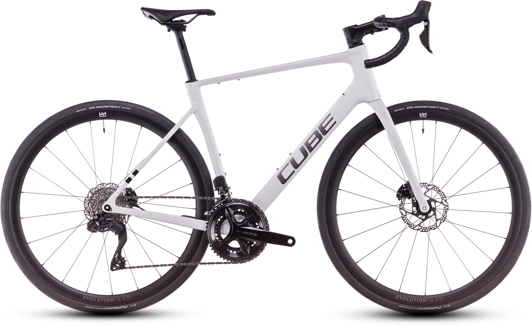 Cube Attain C:62 SLX cotton n grey 2025 - Bicicleta de Carrera Carbono
