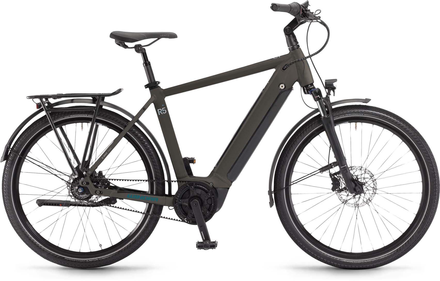 Winora Sinus R5f Peat matt 2024 - Bicicleta-Eléctrica Trekking Hombres