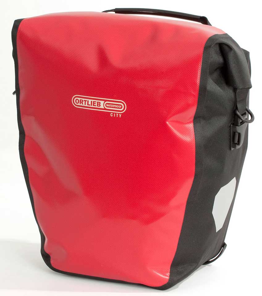 Ortlieb Back-Roller City (par) bolso de ruedas traseras rojo
