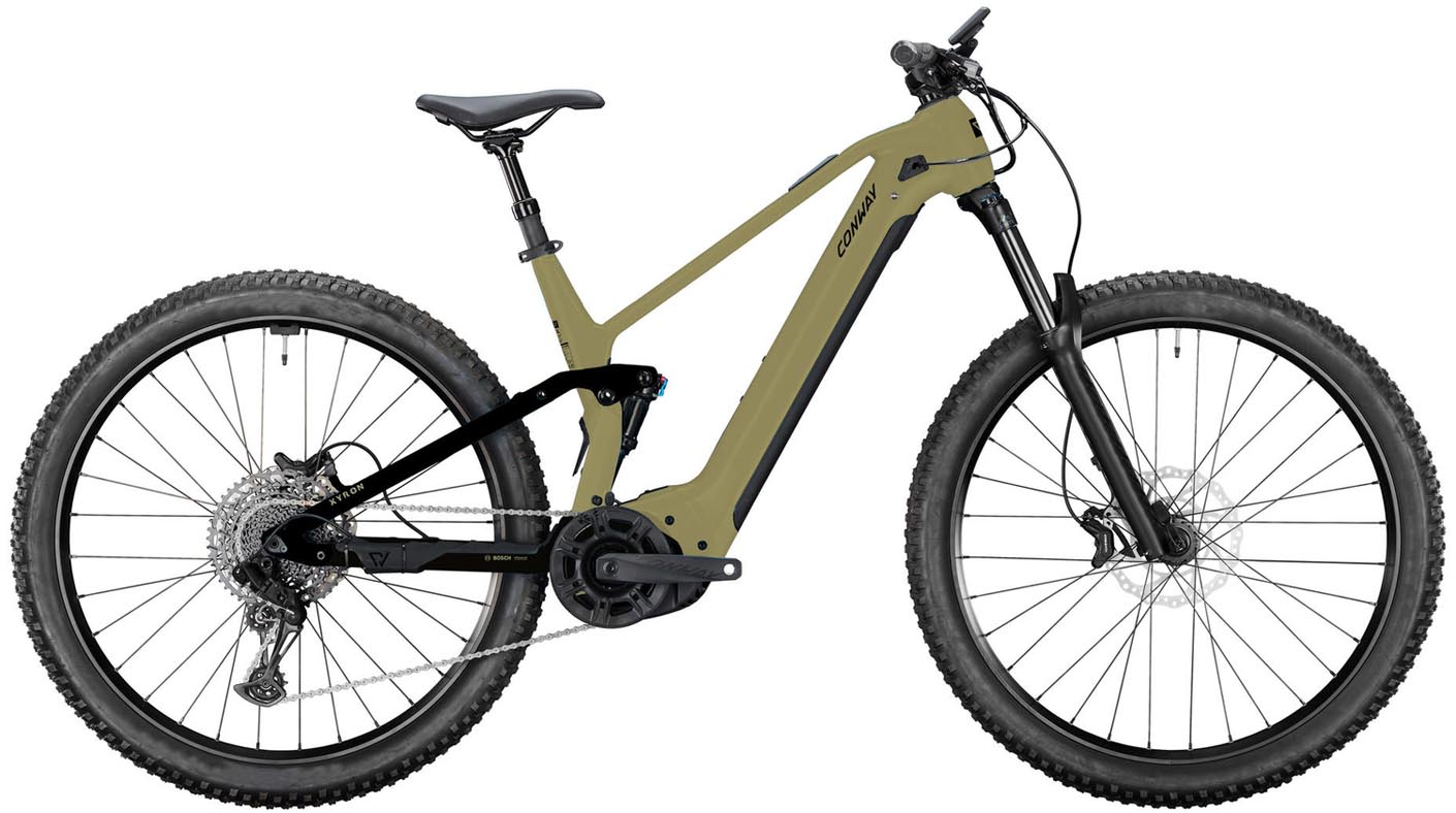 Conway Xyron ST 5.0 800Wh bronze matt / black matt 2025 - MTB-Eléctrica Doble Suspensión