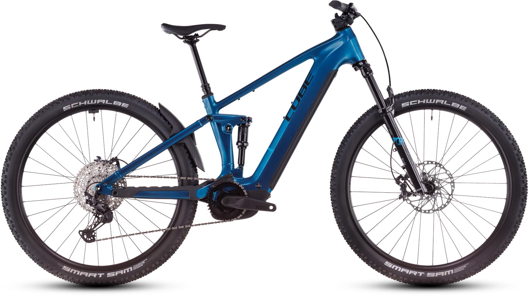 Cube Stereo Hybrid ONE22 SLX 800 electricblue n black 2025 - MTB-Eléctrica Doble Suspensión