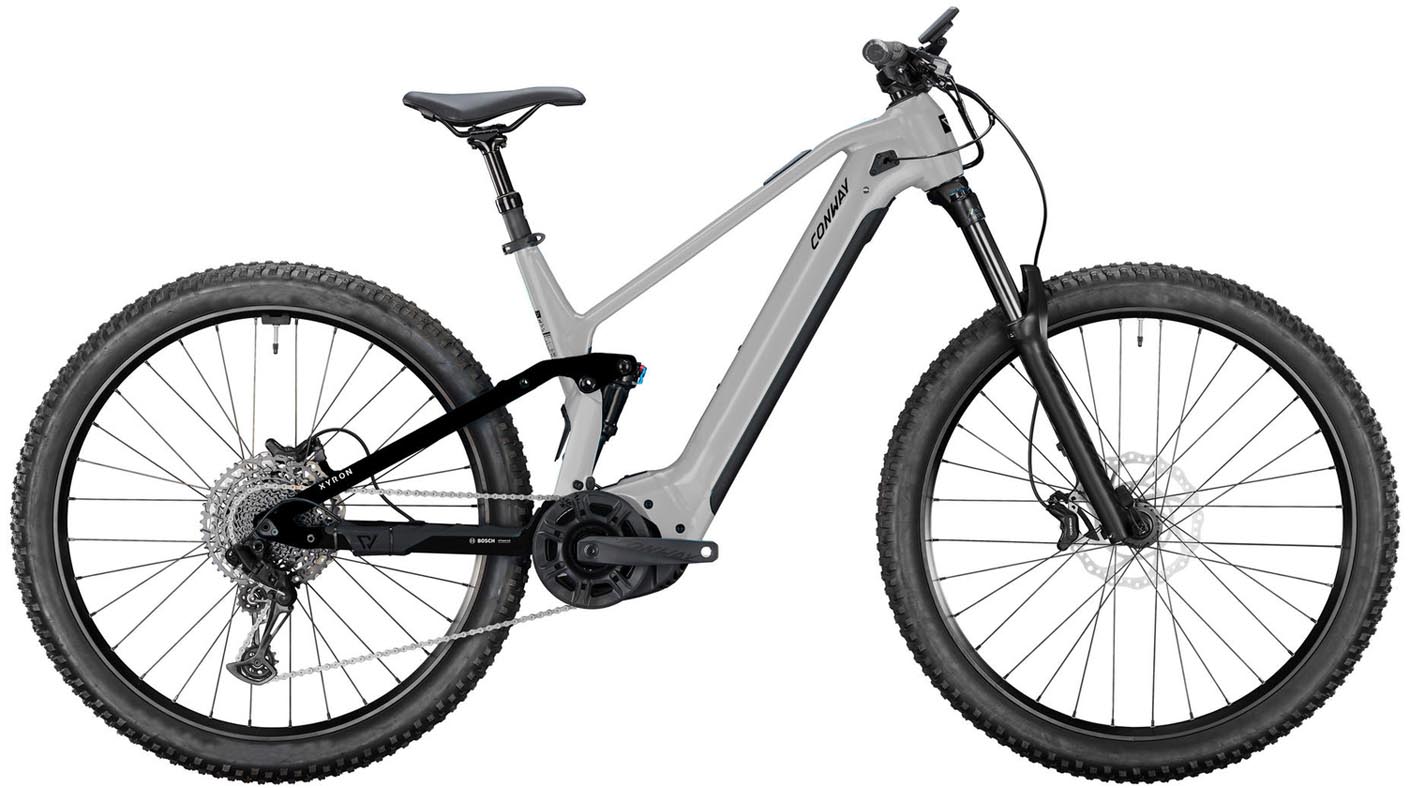 Conway Xyron ST 4.0 800Wh alu raw matt / black 2025 - MTB-Eléctrica Doble Suspensión