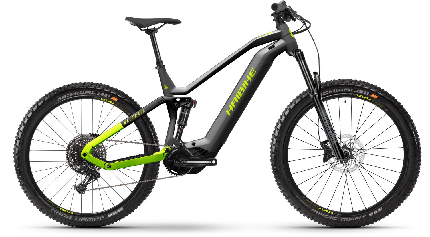 Haibike AllTrail 9 titan / lime / black matt 2024 - MTB-Eléctrica Doble Suspensión