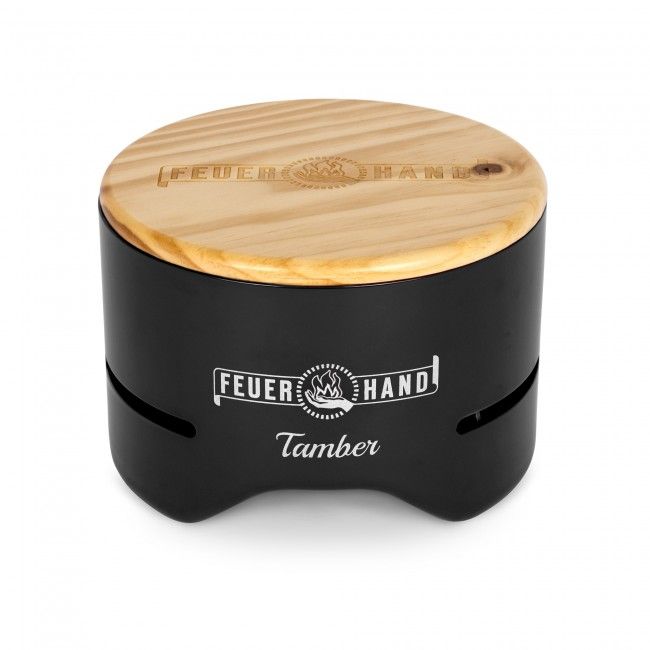 Feuerhand Parrilla de mesa Tamber Jet Black
