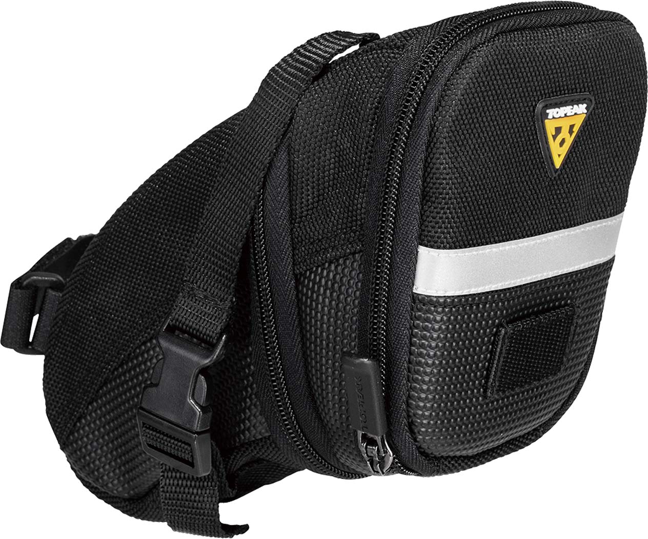 Topeak Saddle Bag Aero Wedge Pack Correa mediano negro