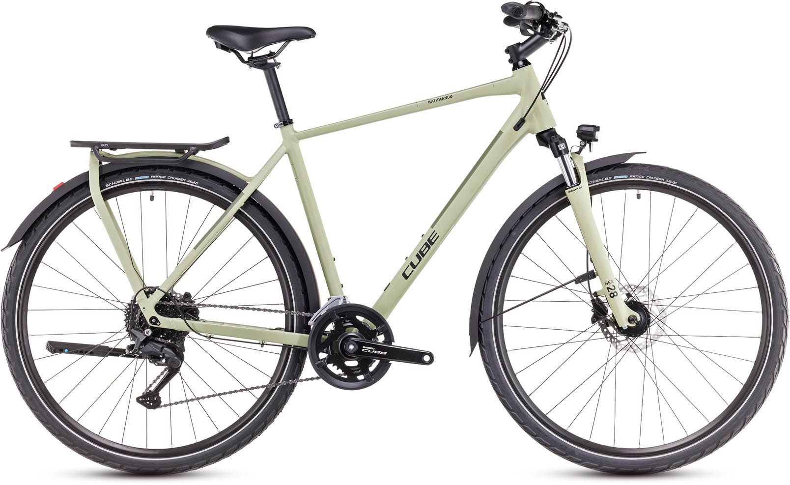 Cube Kathmandu ONE green n black 2024 - Bicicleta Trekking Hombres