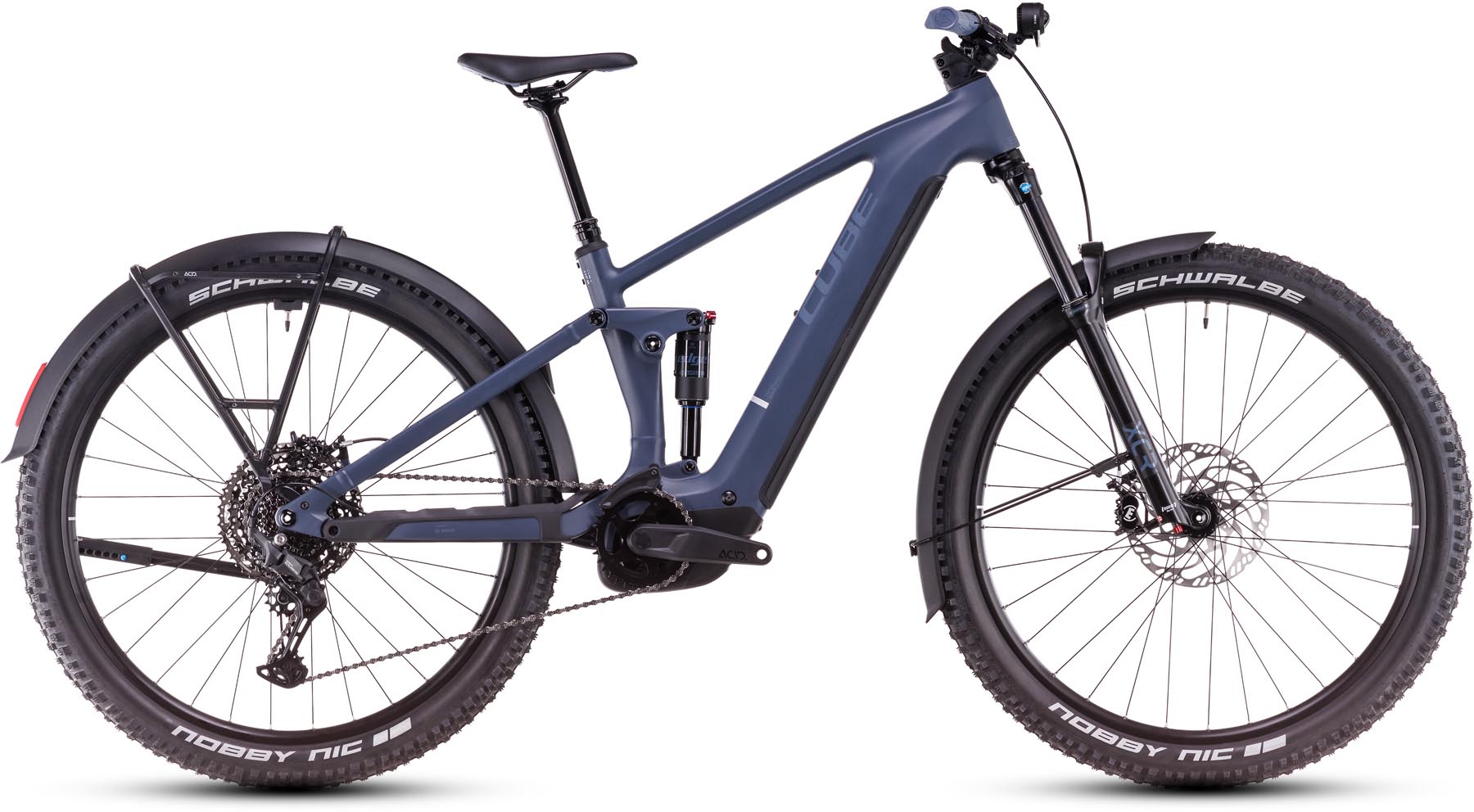 Cube Stereo Hybrid ONE44 Pro Allroad 800 inkgrey n black 2025 - E-Bike Fully Mountainbike - Lackschaden
