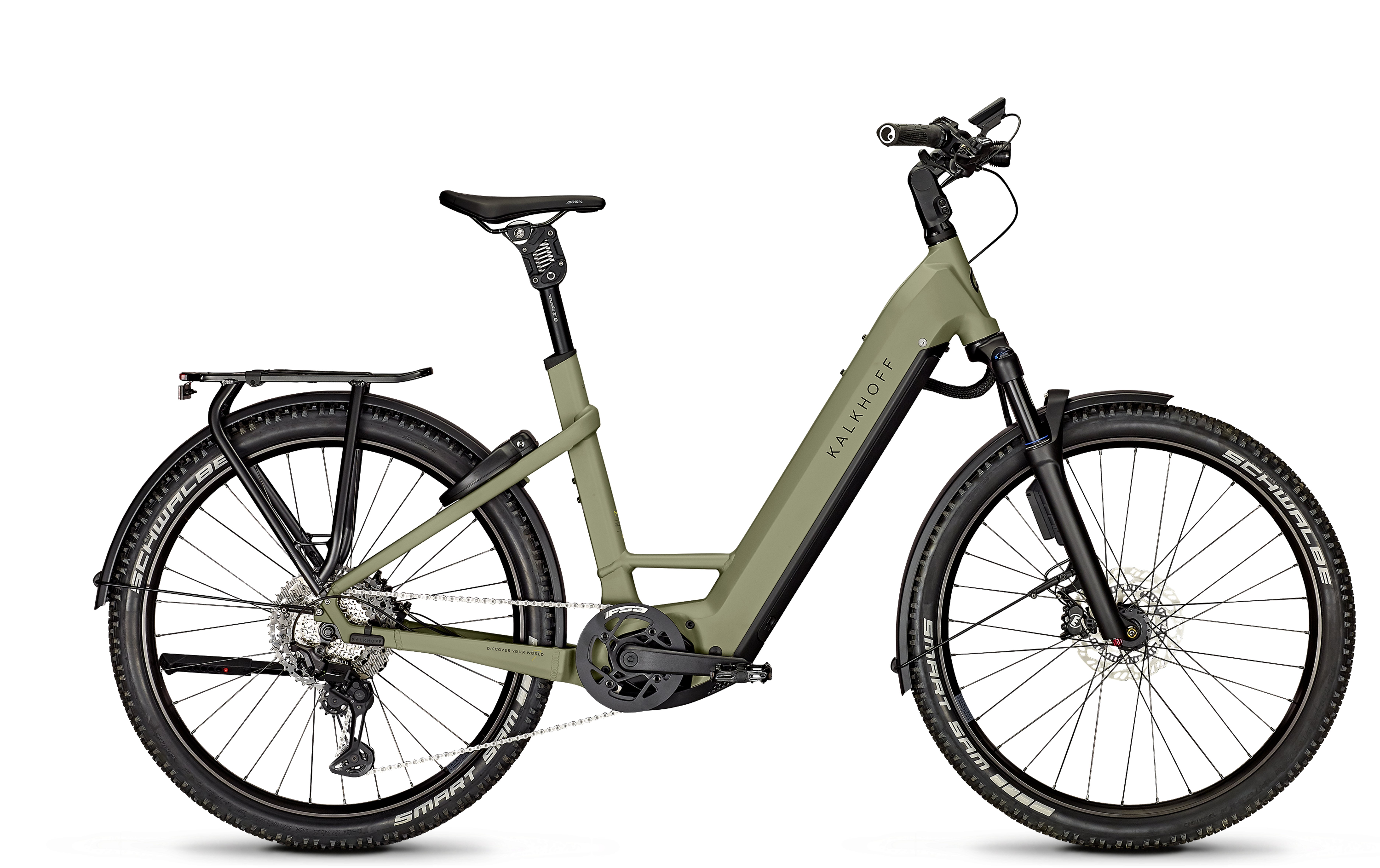 Kalkhoff Entice 7.B Advance+ ABS urbangreen matt 2024 - MTB-El?ctrica R?gida Acceso F?cil