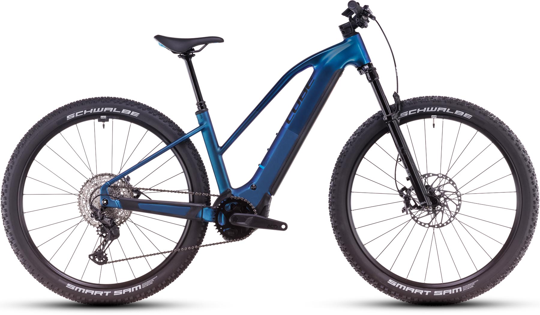 Cube Reaction Hybrid SLX 800 nebula n blue 2025 - MTB-Eléctrica Rígida Damas