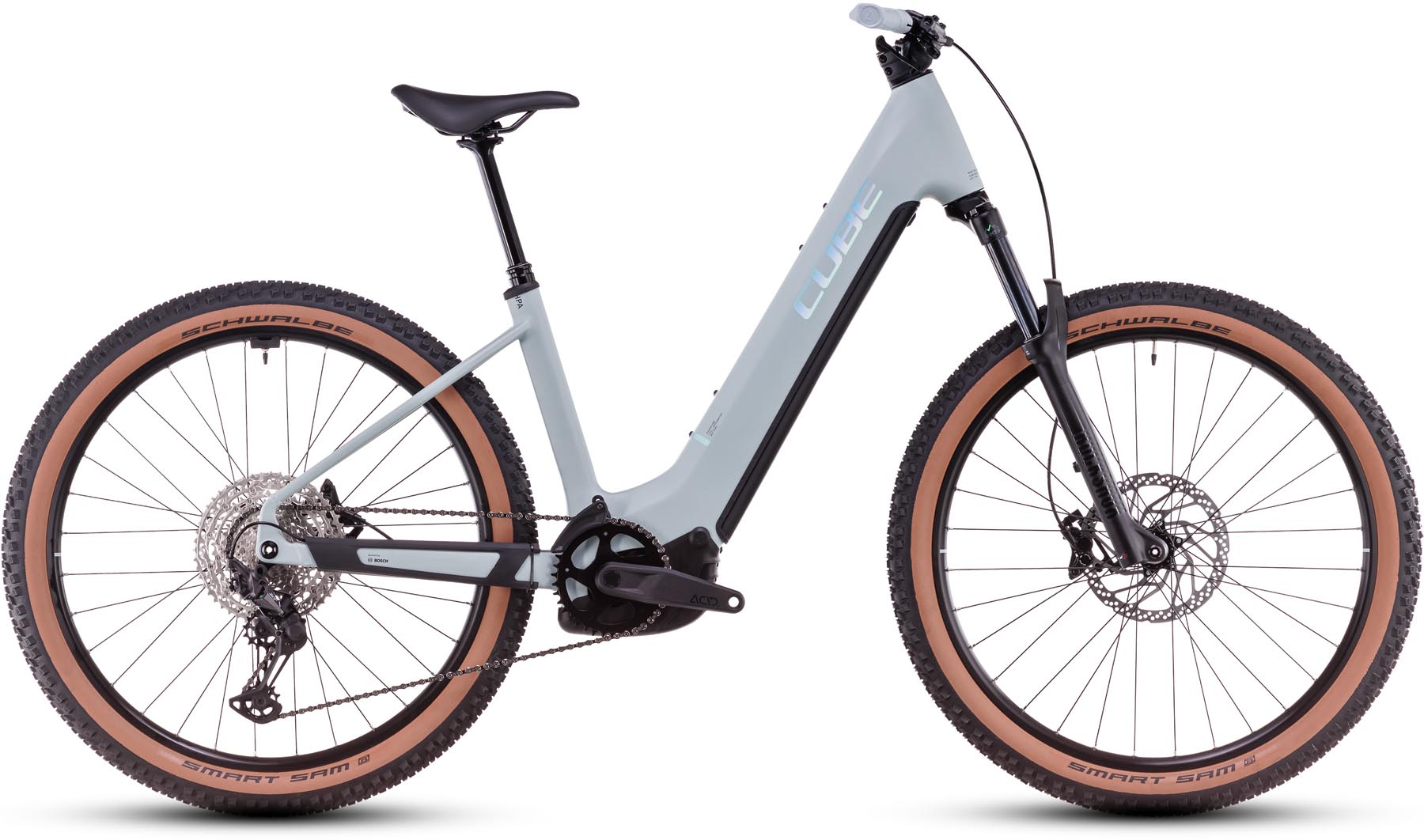 Cube Reaction Hybrid Race 800 desertgreen n prism 2025 - MTB-Eléctrica Rígida Acceso Fácil