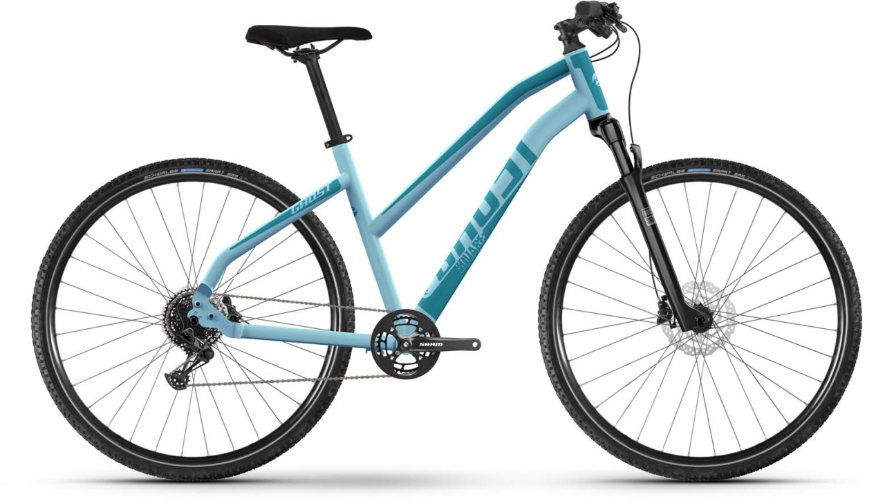 Ghost Square Cross Essential Mid blue grey / dirty blue matt 2023 - Bicicleta Cross Damas