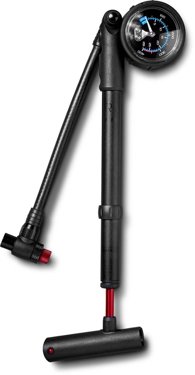 Bomba de compuertas RFR negro n negro brillante n rojo