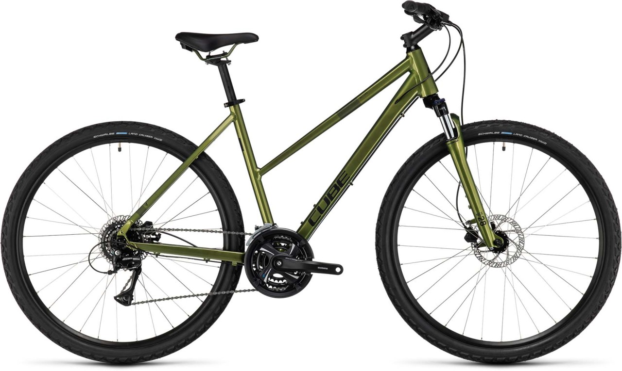 Cube Nature shinymoss n black 2023 - Bicicleta Cross Damas