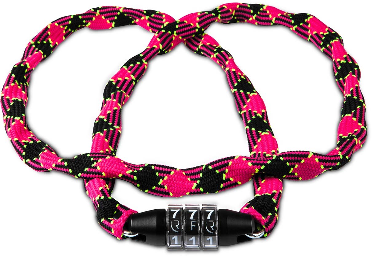 RFR Cerradura de combinación estilo CMPT rosa neón y negro