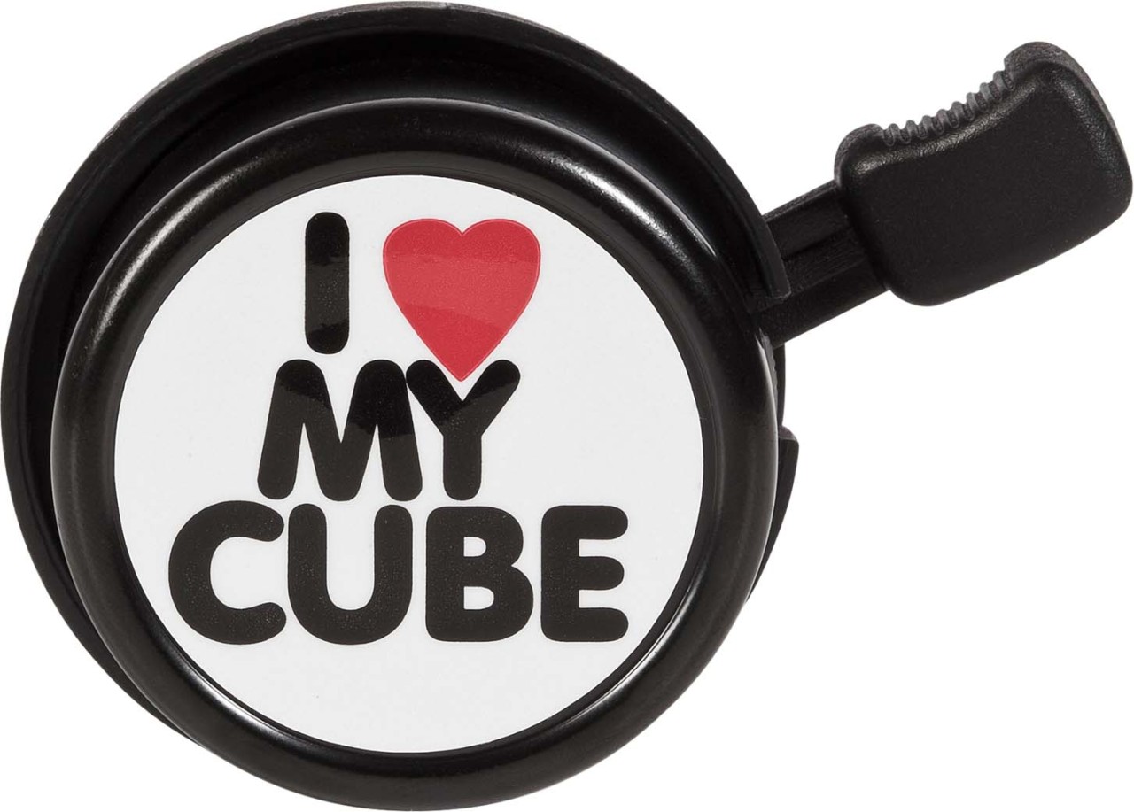 Cube Timbre de bicicleta I LOVE MY Cube negro n blanco n rojo