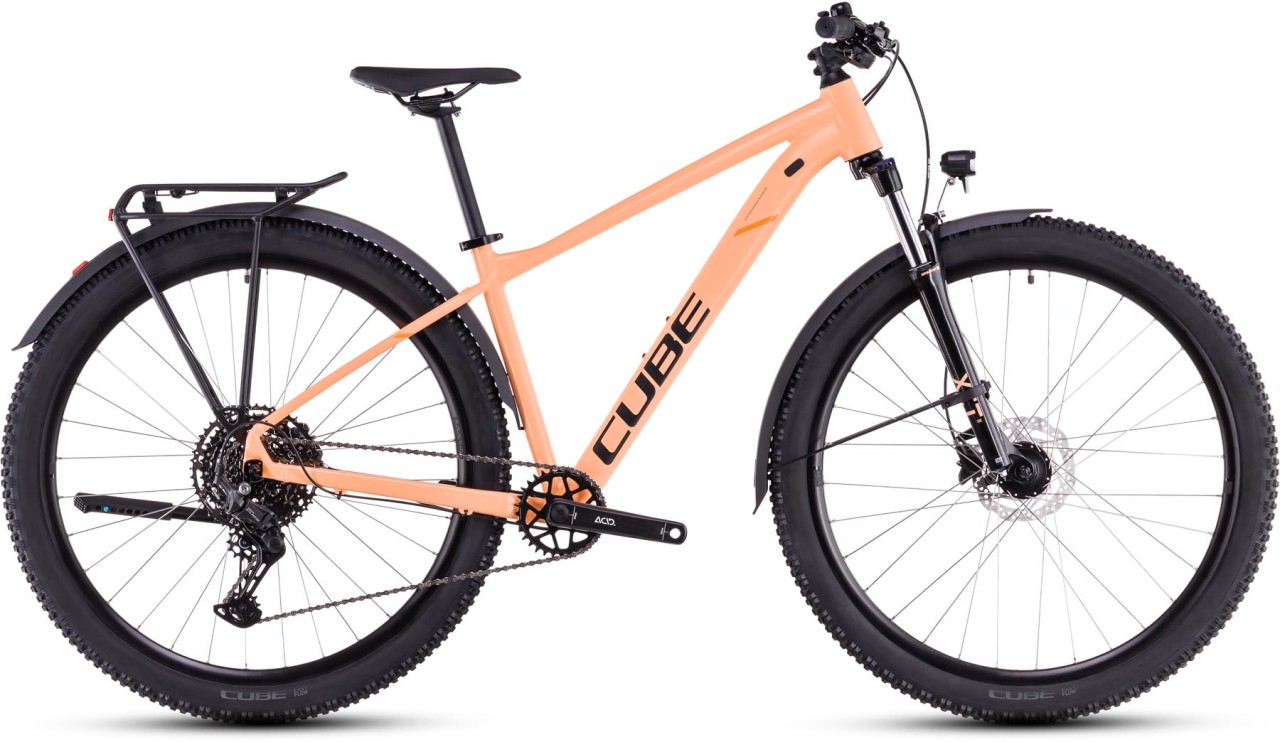 Cube Aim Race Allroad tangerine n black 2025 - MTB Rígida