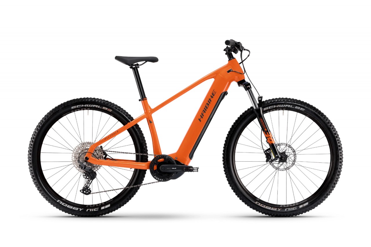 Haibike AllTrack 6 29 papaya / titan gloss 2024 - MTB-Eléctrica Rígida