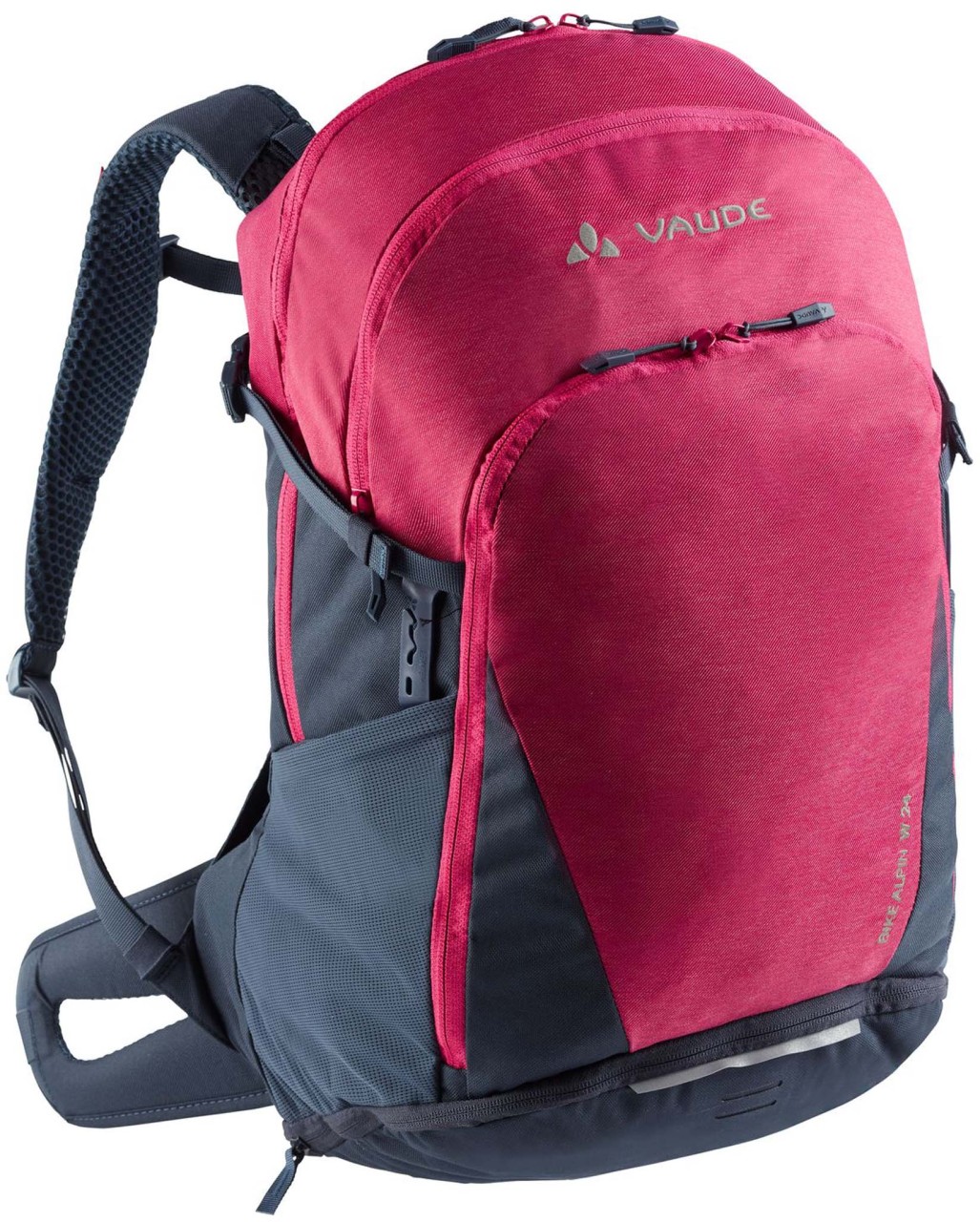 Vaude Mochila para bicicleta Where Bike Alpin 24, rojo carmesí