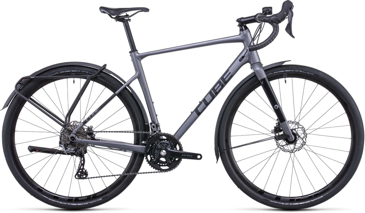 Cube Nuroad Race FE grey n black 2022 - Bicicleta de grava