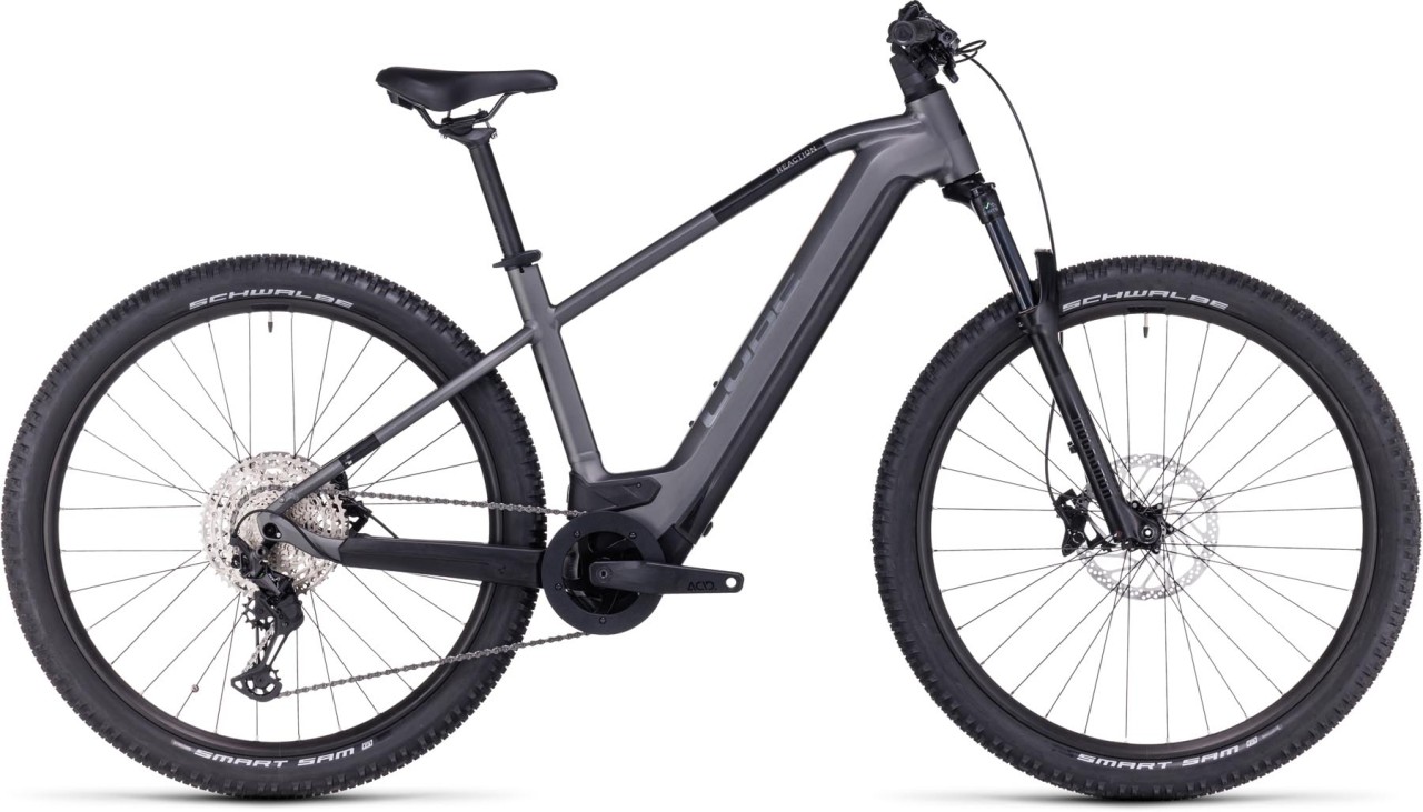 Cube Reaction Hybrid Race 625 grey n metal 2024 - MTB-Eléctrica Rígida