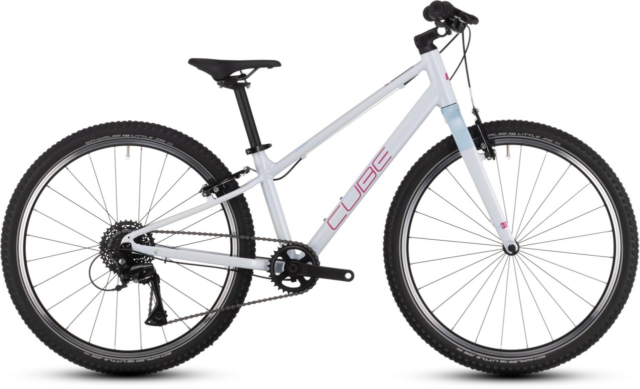 Cube Numove 240 flashwhite n pink 2025 - Bicicleta Niños 24 Pulgadas