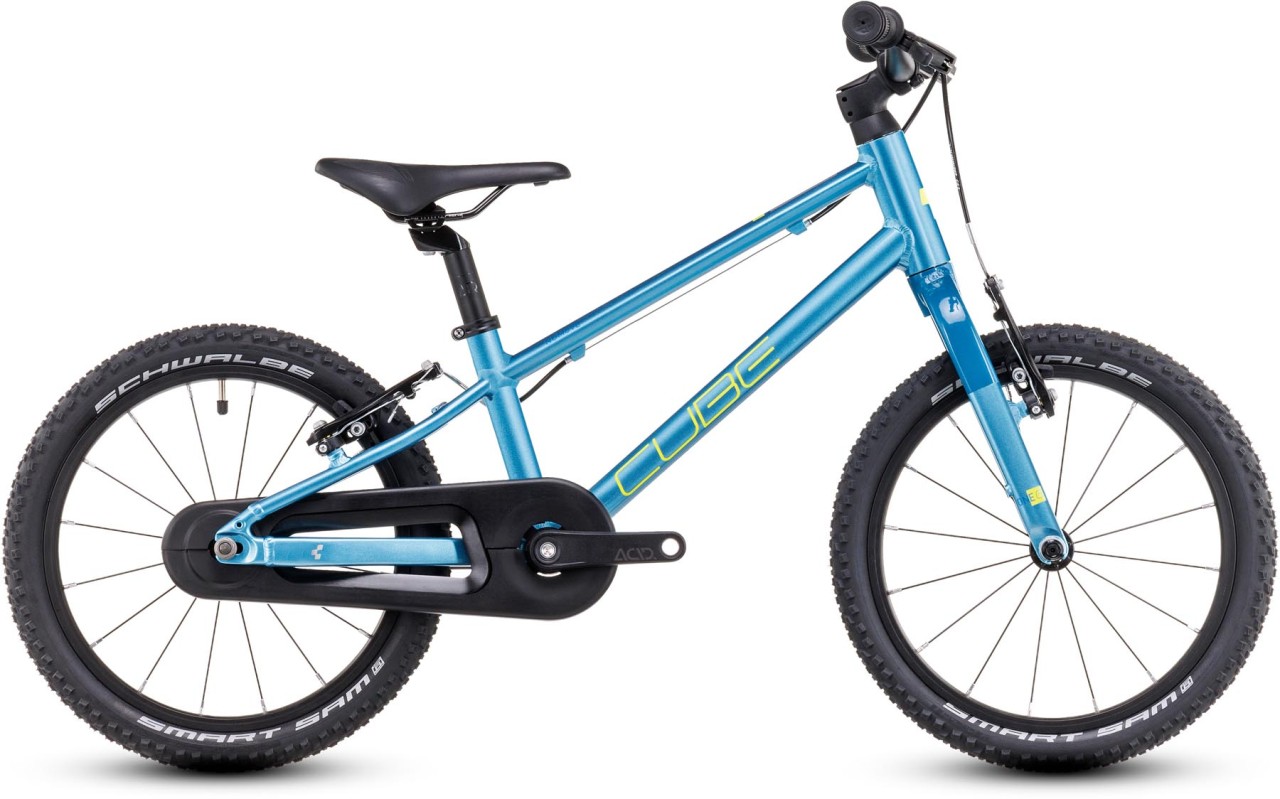Cube Numove 160 blue n lime 2025 - Bicicleta Niños 16 Pulgadas
