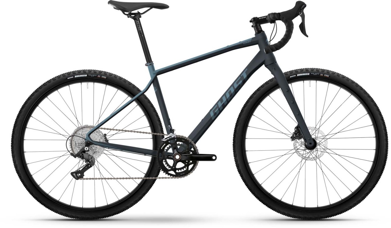 Ghost Asket dark grey / shark blue 2023 - Bicicleta de grava