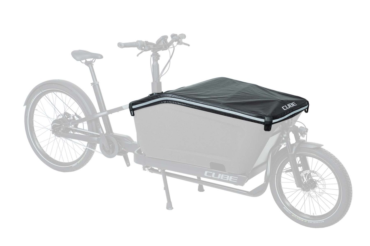 Cube Tapa de caja para CARGO sin asiento corrido negro