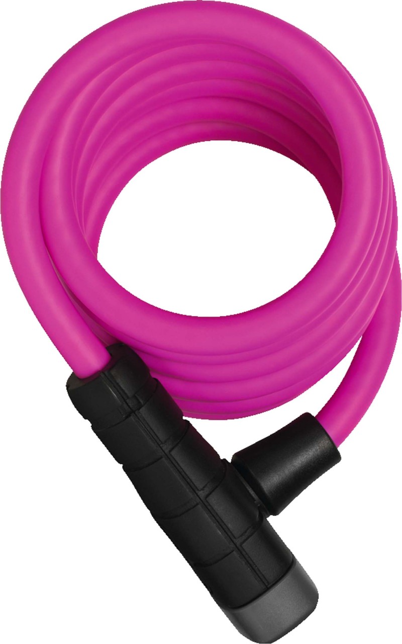 Abus Cerradura de cable en espiral Primo 5510K/180/10 rosa SCMU