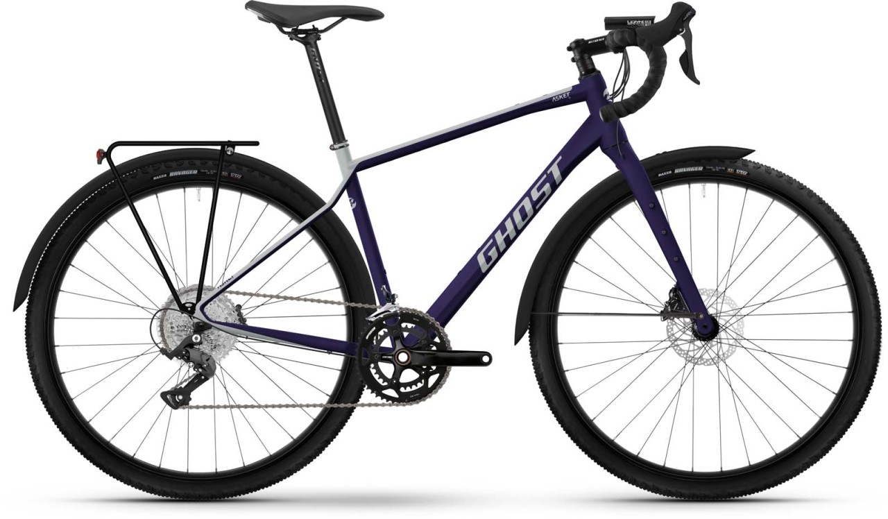 Ghost Asket EQ very dark purple / light grey 2023 - Bicicleta de grava