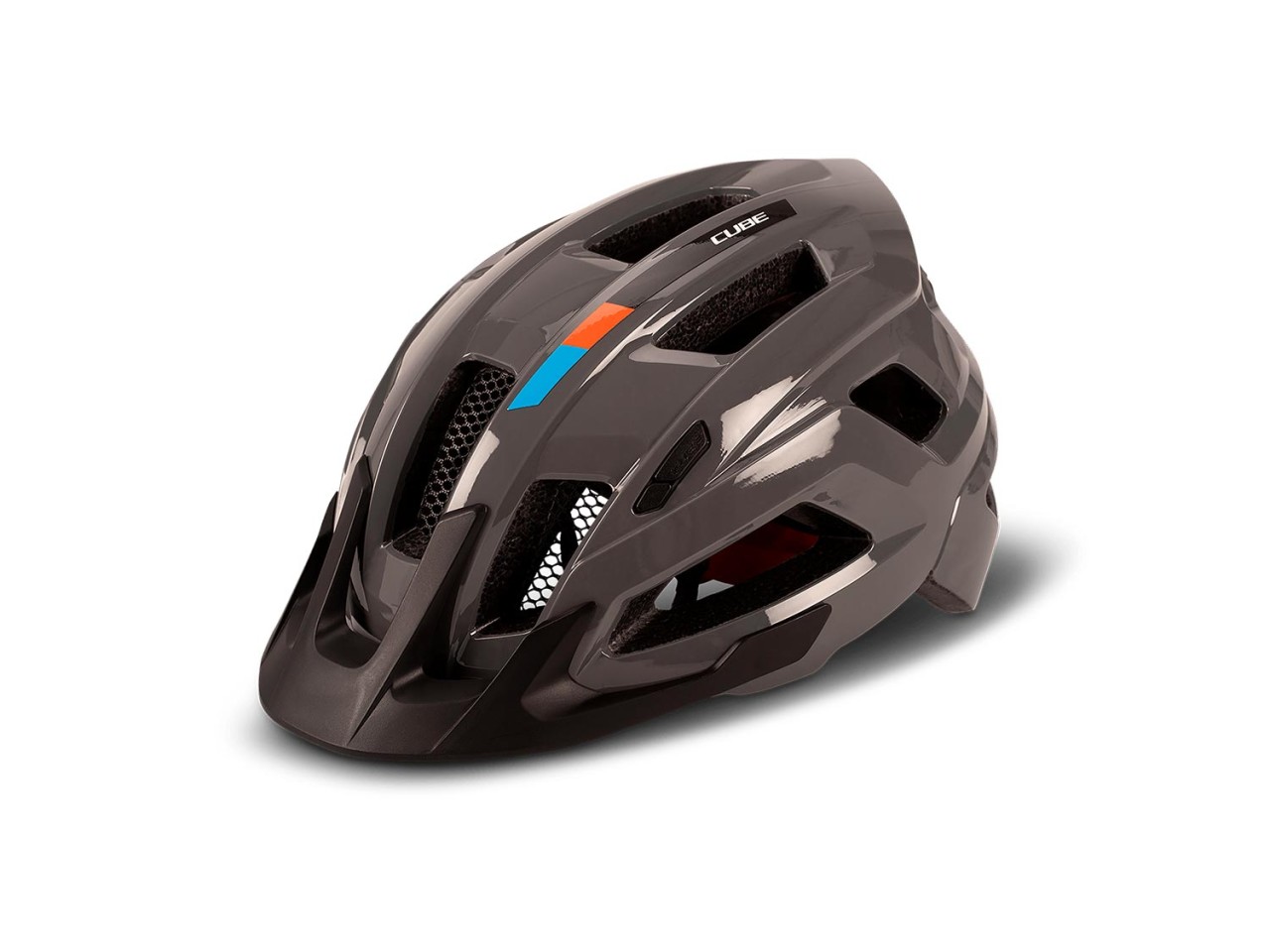 Cube Casco STEEP X Actionteam gris'n'naranja brillante