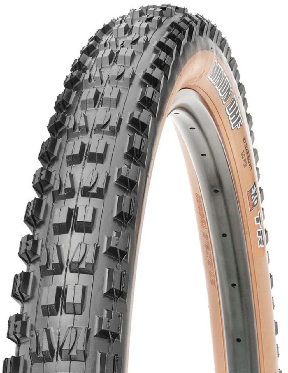 Maxxis Neumáticos Minion DHF WT TLR plegable 29x2.60" 66-622 negro /Skinwall EXO Dual